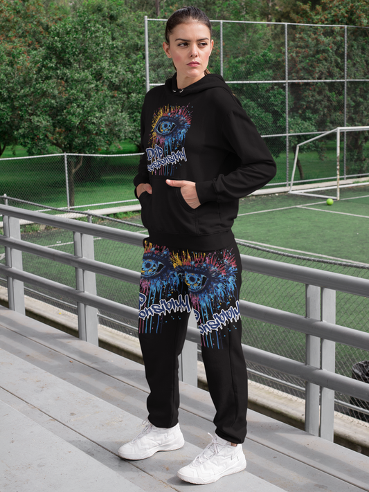 Woman Eye Drip Joggers